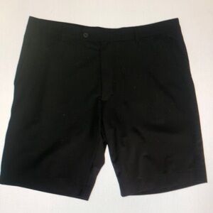 Men's Black Stretch Performance Shorts